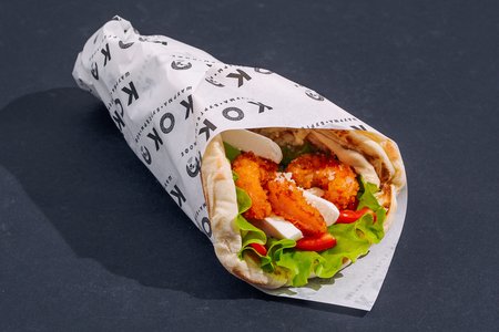 Гирос закрытый с креветками