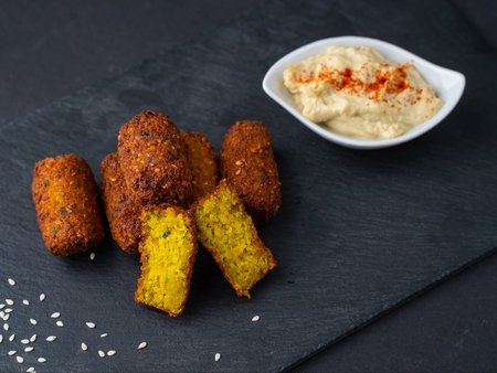 Фалафель с хумусом